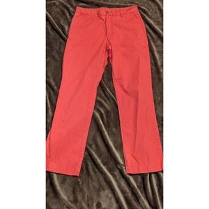 VINEYARD VINES Mens Red Casual Chino Slim Pants Tag Size 30x30